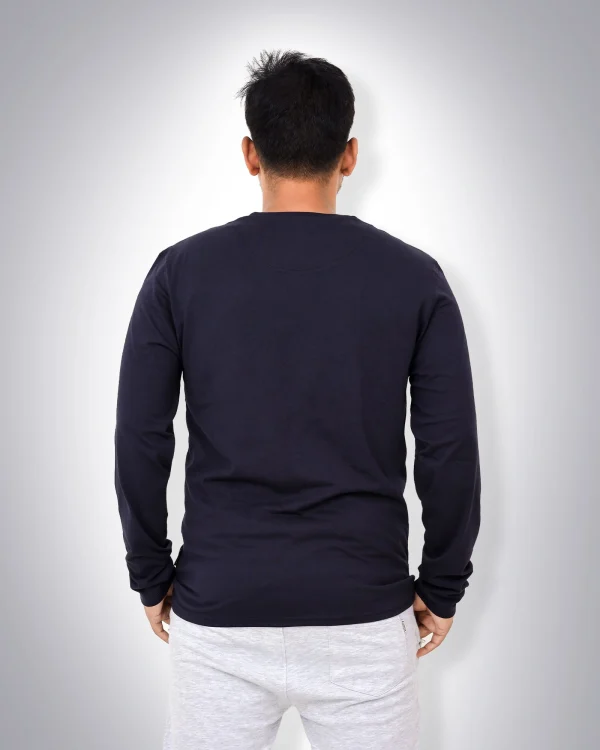 Navy Full Sleeve T-Shirt - Image 4