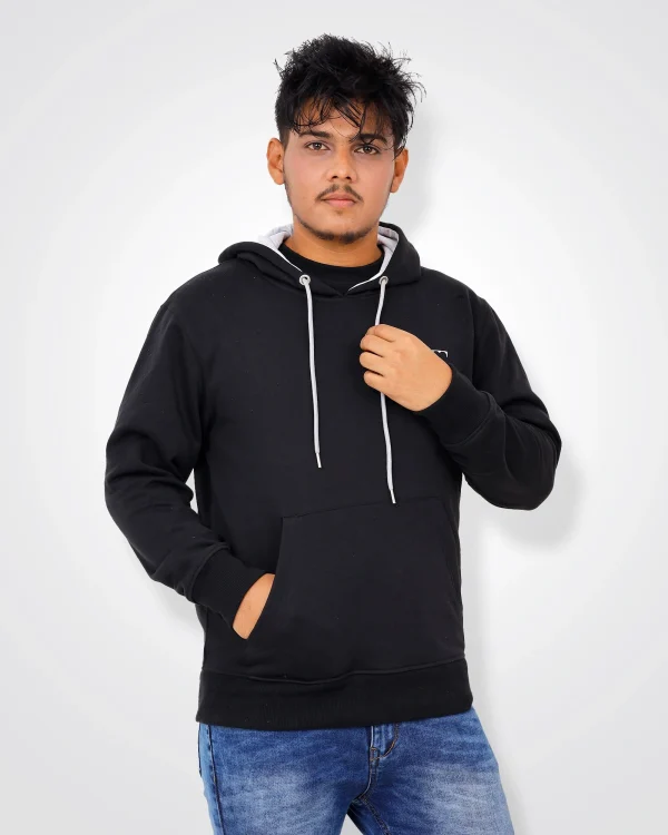 Winter Bliss Black Hoodie