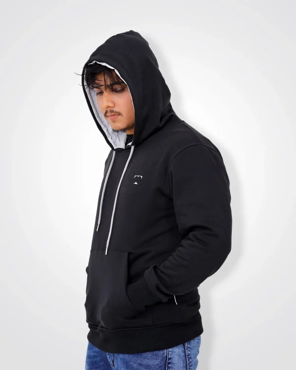 Winter Bliss Black Hoodie