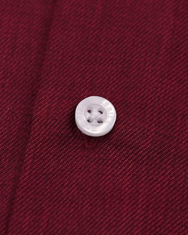 TESSILL Premium Maroon Shirt - Image 6