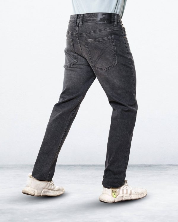 Premium Mid Grey Acid Wash Jeans - Image 3