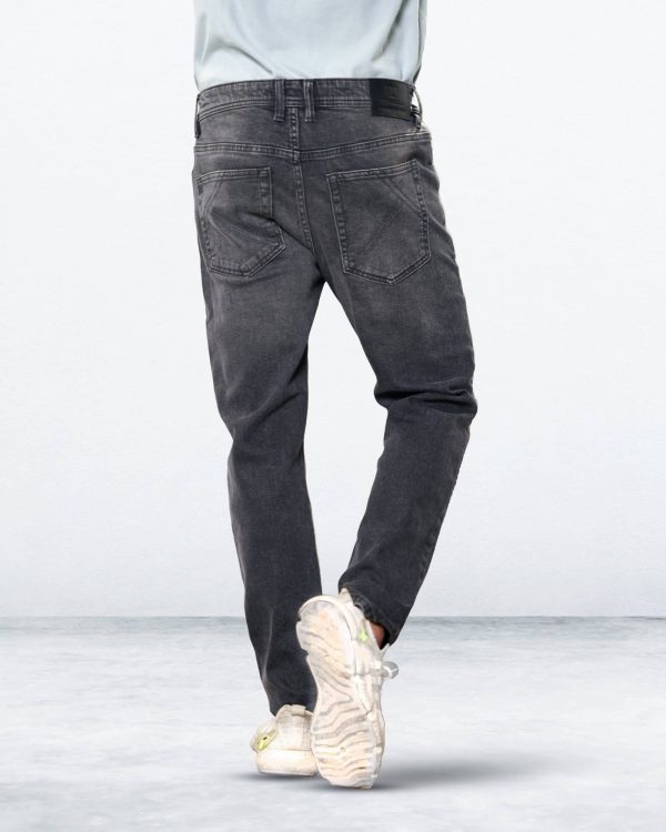 Premium Mid Grey Acid Wash Jeans - Image 4