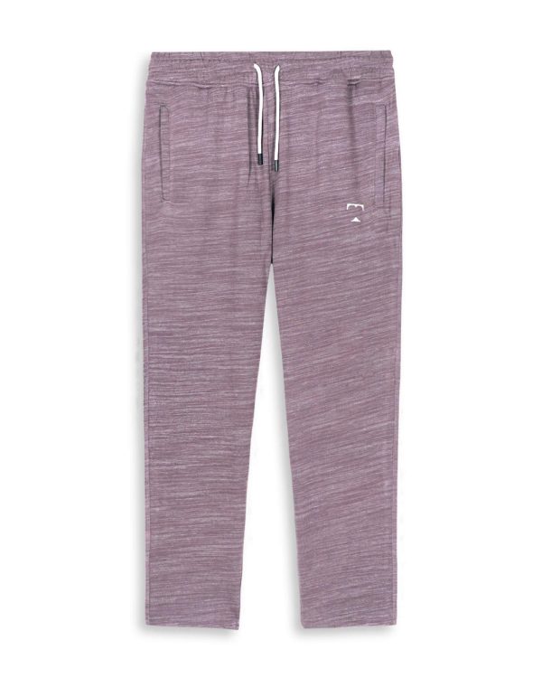 TESSILL Mauve Cotton Terry Premium Joggers | Tessill