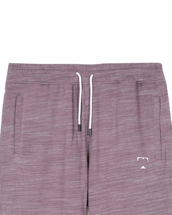 TESSILL Mauve Cotton Terry Premium Joggers | Tessill