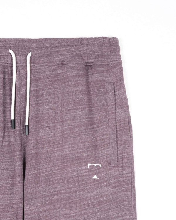 TESSILL Mauve Cotton Terry Premium Joggers | Tessill