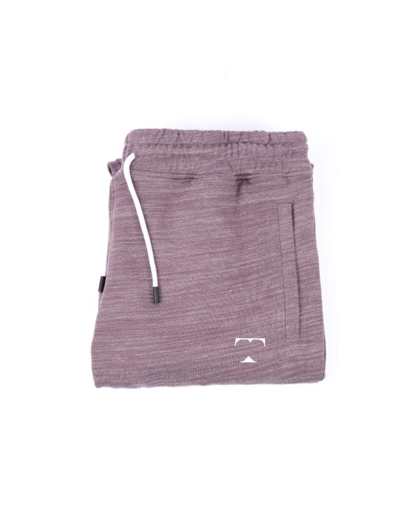TESSILL Mauve Cotton Terry Premium Joggers | Tessill