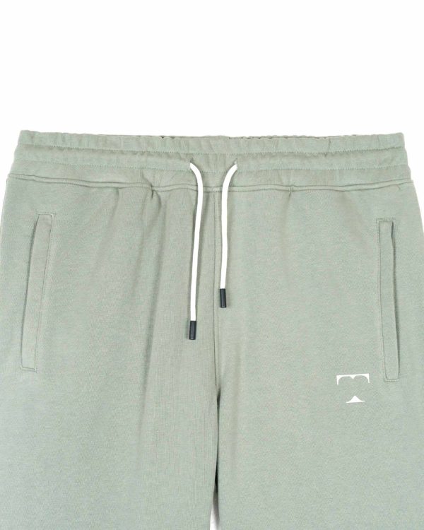 TESSILL Sage Green Cotton Terry Premium Joggers