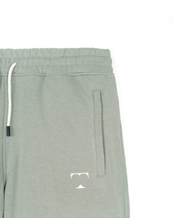 TESSILL Sage Green Cotton Terry Premium Joggers